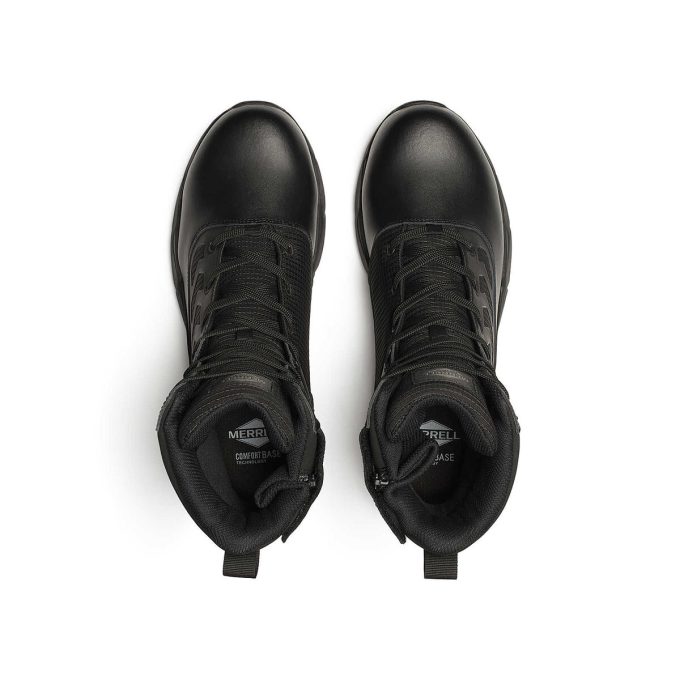 Bota táctica Fullbench de 8″ con cremallera, impermeable y de fibra de carbono para hombre