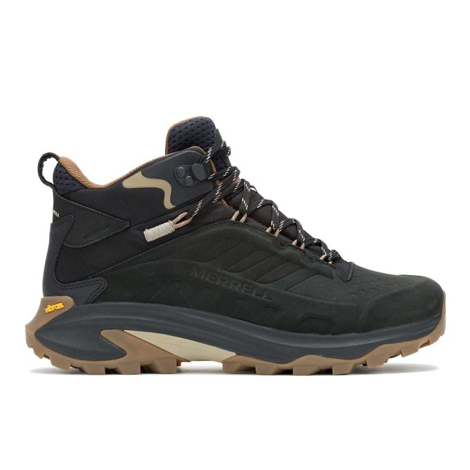 Botas de cuero Moab Speed 2 Mid impermeables para hombre Botas de cuero Moab Speed 2 Mid impermeables para hombre