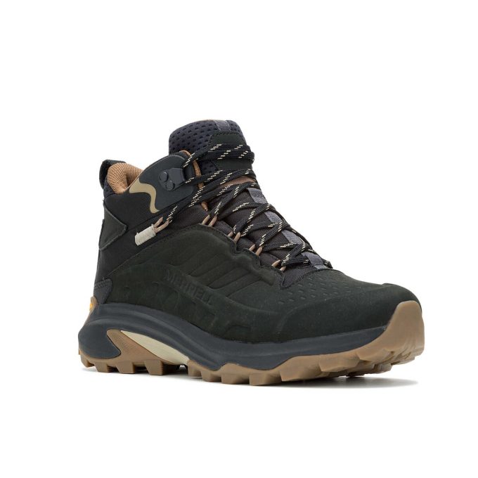 Botas de cuero Moab Speed 2 Mid impermeables para hombre Botas de cuero Moab Speed 2 Mid impermeables para hombre
