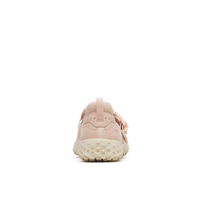 Hebilla cruzada de nobuk para mujer